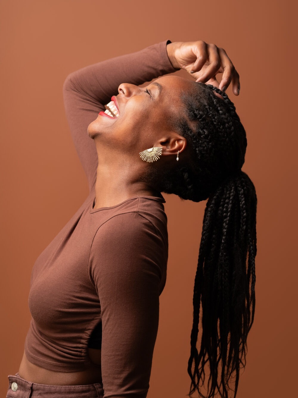 boucles d oreilles soleil acaier pvd atelier almea blanc