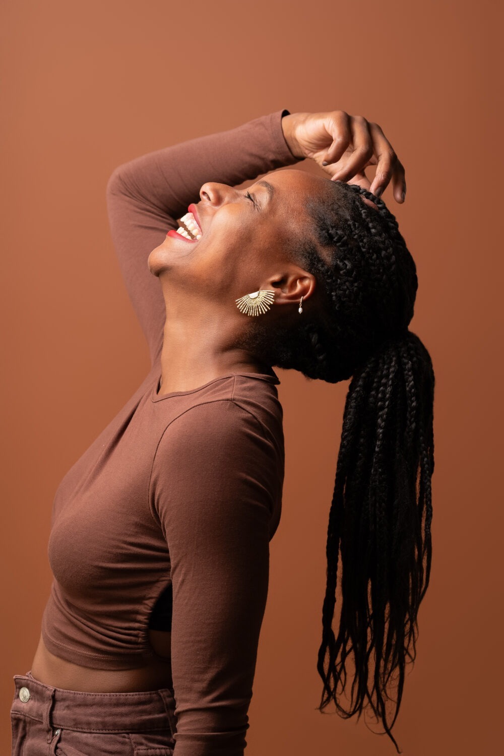 boucles d oreilles soleil acaier pvd atelier almea blanc